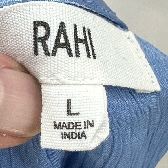 RAHI Sleeveless Spaghetti Strap Romper - Blue - size Large - Picture 4 of 7